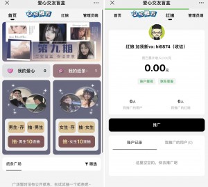 新版盲盒交友程序盲盒交友系统一元交友纸条交友