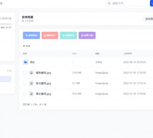 全新发布！轻量化个人云盘系统源码 – PC+H5自适应，集成图床/外链/管理，高效私有云盘利器！